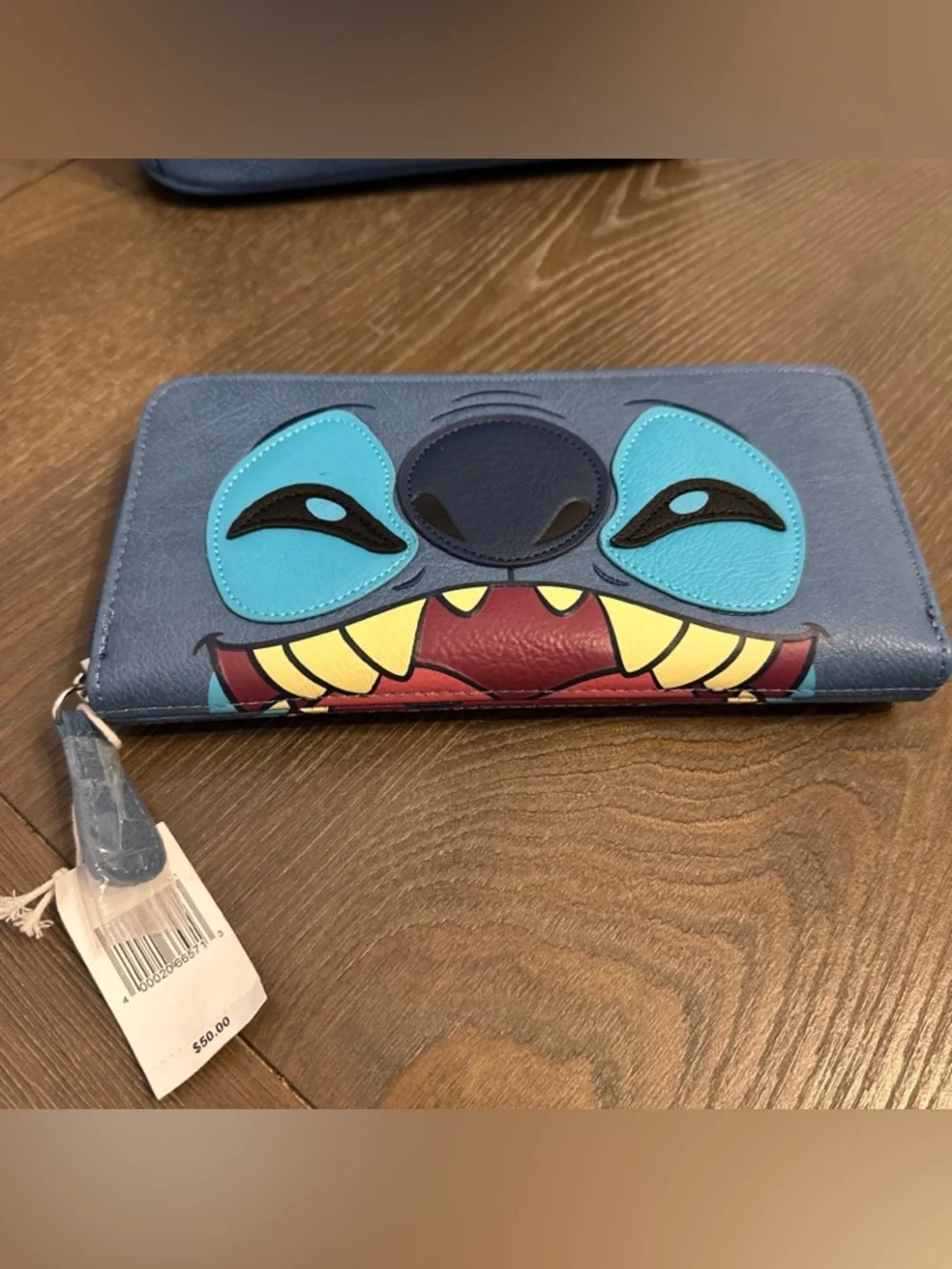 NWT Disney Parks Stitch Loungefly Backpack‎ Faux Leather With Matching Wallet
